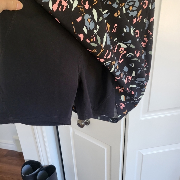 Small Halara workout dress.  Black and multi colored dress. - Picture 3 of 6